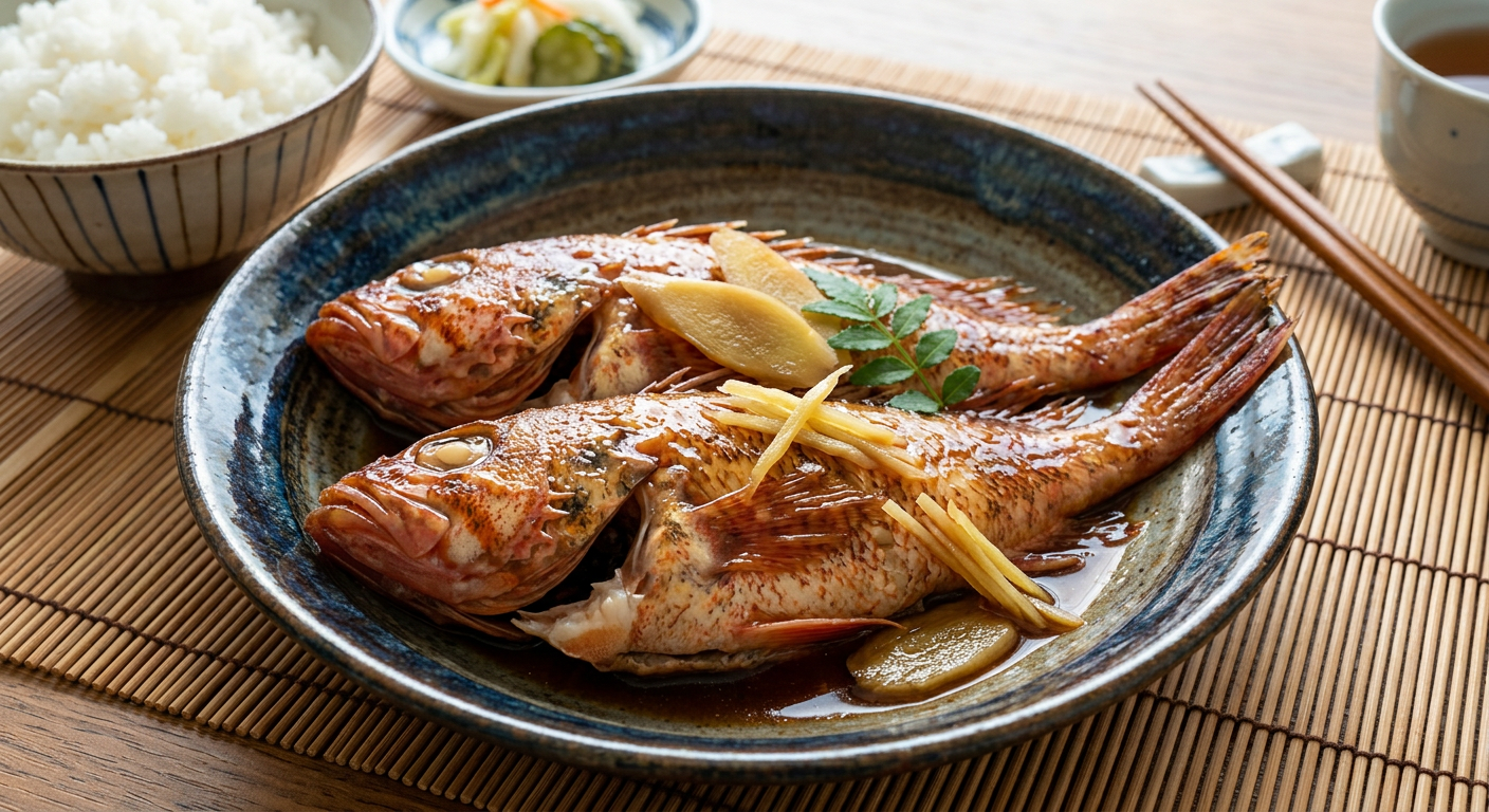 アカササノハベラの煮付け